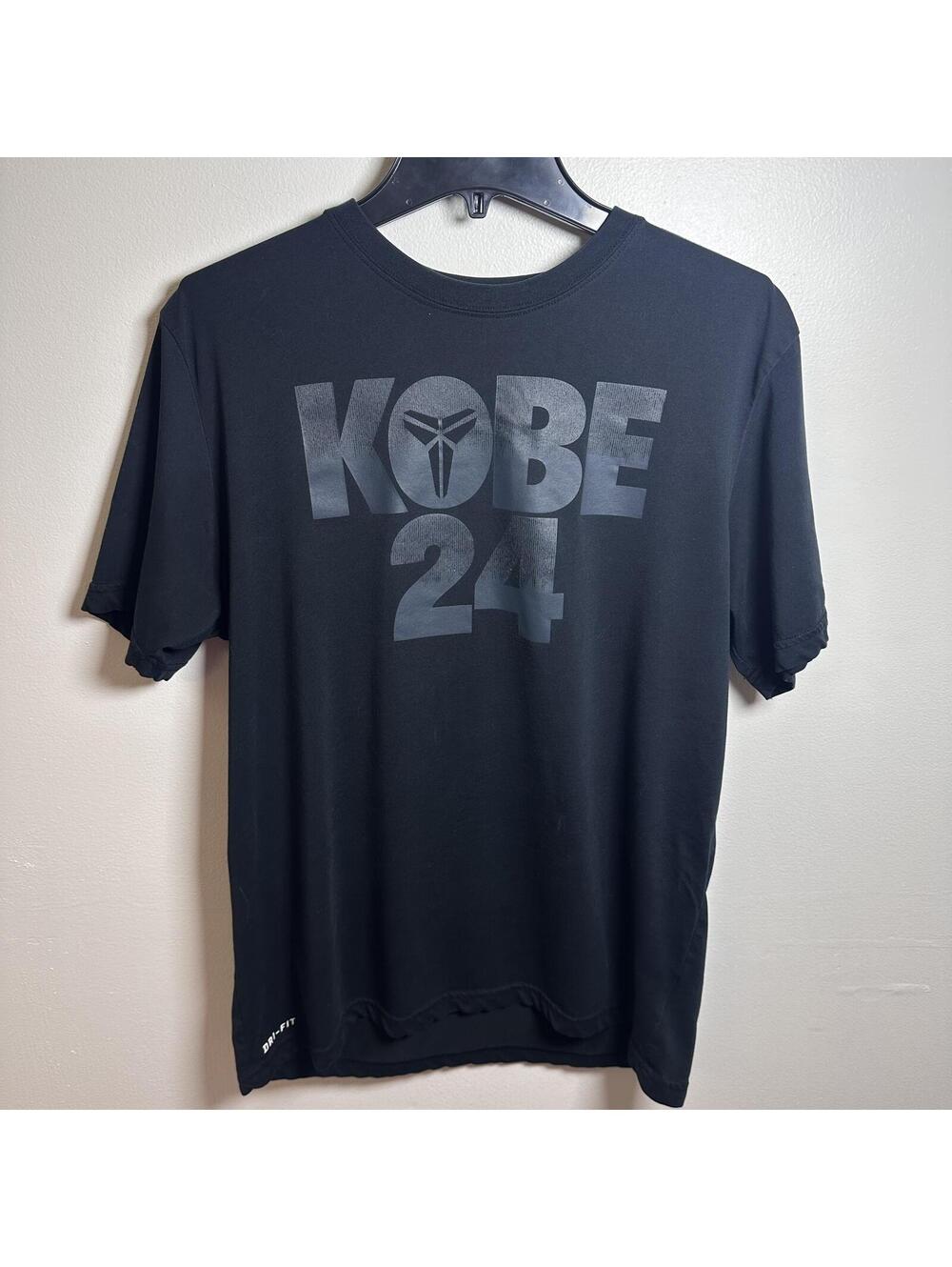 Nike Dri-FIT Kobe 24 Black Athletic T-Shirt Size Large